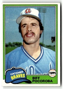 1981 Topps Biff Pocoroba #326 Atlanta Braves - Picture 1 of 2