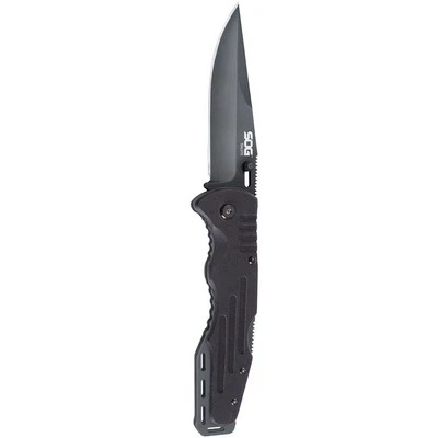 SOG Salute Clip Point Folding Knife with G10 Grips - Image 1 of 4