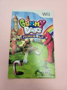 Gummy Bears Minigolf (Nintendo Wii, 2010) Manual Only - Picture 1 of 2