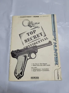 Spy Hunter nur für Colecovision Handbuch - Bild 1 von 2