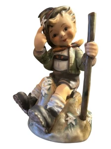 Vintage Goebel Hummel "Bergsteiger" Figur #315 TMK4 Junge kletternd 5" groß - Bild 1 von 8