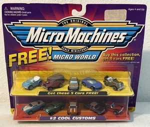 NEU Micro Machines Micro World #2 Cool Customs (1998, Galoob) mit 5 extra Autos! - Bild 1 von 21