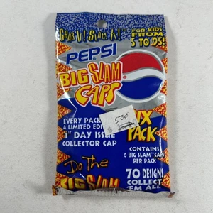 POG Pepsi Big Slam Milk Cap Unopened Pack 1995 SEALED Advertising - Picture 1 of 3