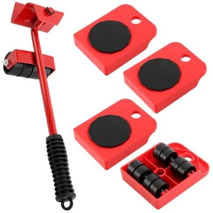 5pcs/Set Furniture Lift Mover Tool Set, Furniture Movers with Wheels, Furnitu... - Picture 1 of 8