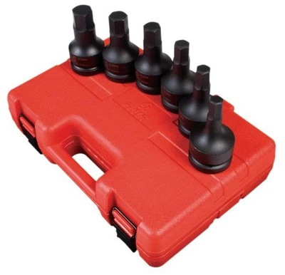 Sunex 5607 1-Inch Drive Metric Hex Driver Set, 6 piece - Image 1 of 2