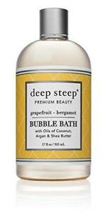 Deep Steep Bubble Bath Grapefruit Bergamot, 17 ounce