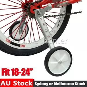 2PCS Adjustable 18"- 24" Adult Bicycle Bike Heavy Duty Training Wheels AU STOCK - Picture 1 of 4