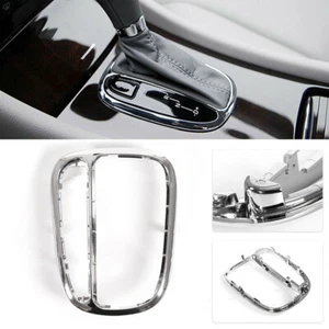 2 PIEZAS Cubierta del panel de cambio de marchas cromado para Mercedes-Benz Clase C W203 C230 C320 1 juego - Imagen 1 de 7
