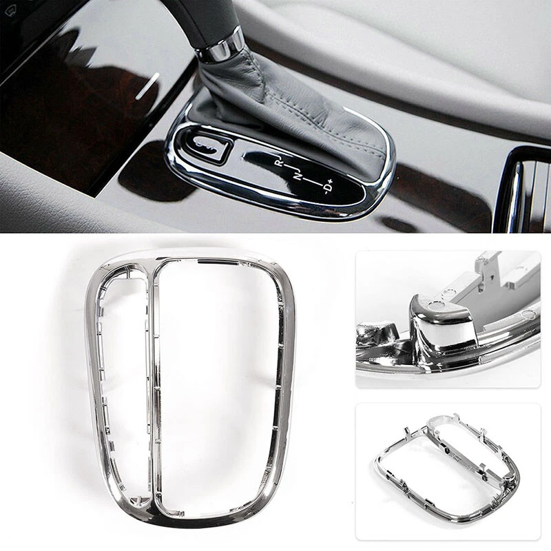 2PCS For Mercedes-Benz C Class W203 C230 C320 Chrome Gear Shift Panel Cover 1Set - Imagem 1 de 4