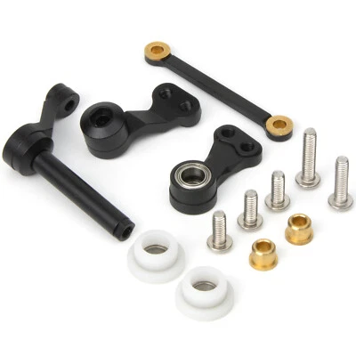 1/10 RC Aluminum Bearing Steering Assembly for Tamiya CC-01 Rock Crawler Parts - Image 1 of 4