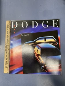 NOS 1989 Dodge Colt Imports Deluxe dealership brochure vendita - Foto 1 di 5