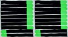 20x Kabelklettband 50 cm x 50 mm neon grn Klettband Klett Kabel Binder Band se