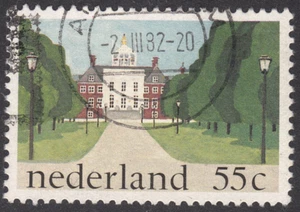 1981 Netherlands SC# 612 - Royal Palace, The Hague - Used - Picture 1 of 2