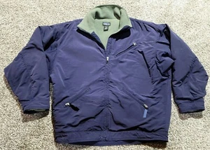 Vtg PATAGONIA Shelled Synchilla Insulated Full Zip Jacket-Women's M-Plum - Picture 1 of 8