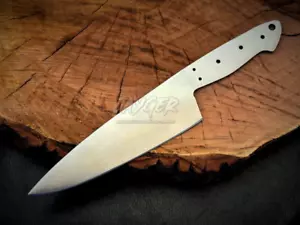 Jayger Handmade Carbon Steel Chef Knife Blade-Kitchen Blank -Full Tang-C1 - Picture 1 of 4