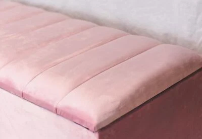 Ottoman Storage Box/ Blanket Box, Toy Box in different fabric & Colors.. - Image 1 of 4