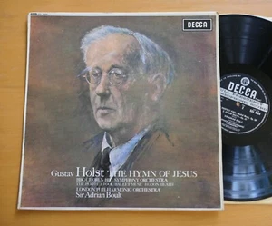 SXL 6006 ED2 Holst The Hymn Of Jesus Perfect Fool Boult NM Decca WBg + insert - Picture 1 of 7