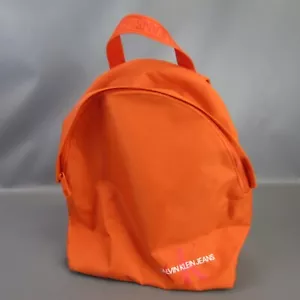 Calvin Klein Jeans Mandarin Orange Rucksack Handtasche 10" x 12" Round Style - Bild 1 von 6