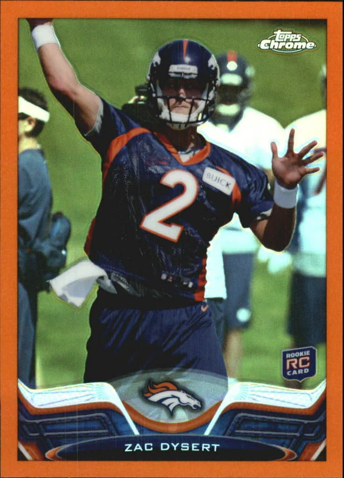2013 Topps Chrome Orange Refractors Football Card Pick - Image 1 of 1