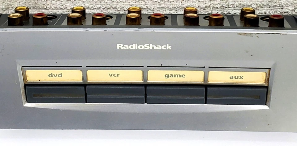 Radio Shack 15-1983 4-Way Audio/Video Selector Vintage  - Image 1 of 3