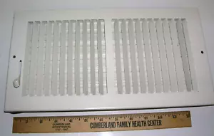 Copri Registro Ventilazione Pavimento Acciaio Resistente Camminabile Misura 6" x 12" Louvered - Foto 1 di 5