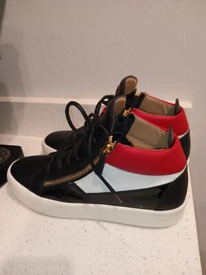 Giuseppe Zanotti - Barney's New York - Men's - Red/Black/White Size 12 US/ 46 EU - Image 1 of 4