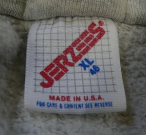VTG 80s 90s WSU COUGARS JERZEES T SHIRT XL SWEAT CREW USA MADE WASHINGTON STATE - Picture 1 of 6