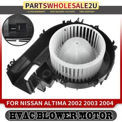 Conjunto de ventilador de motor soplador HVAC para Nissan Altima 02-04 con control de clima automático Foto 1 de 4