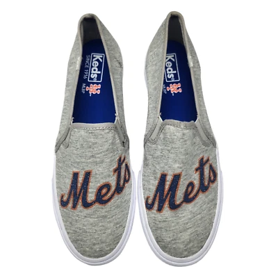 Zapatos sin cordones New York Mets para mujer 9,5 gris azul naranja Keds MLB béisbol cómodos Foto 1 de 4
