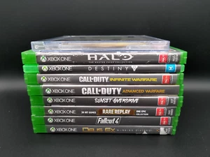 9 Xbox One Game Lot - Halo - Fallout - Call of Duty - Rare Replay - MINT DISCS - Picture 1 of 5
