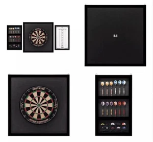 Juego de tablero de dardos con marco de madera Viper Championship madera de caoba DARDOS acero - Imagen 1 de 6