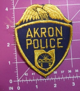 AKRON Ohio Police patch-vintage - Picture 1 of 2