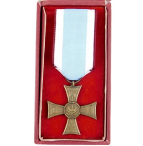 3656 WK1 POLNISCHES SCHLESISCHES AUFSTANDSKREUZ DER TAPFERKEIT EIN VERDIENSTORDEN MEDAILLE POLEN - Bild 1 von 8