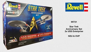 Revell - 05721 - Star Trek Anniversary Set - U.S.S. Enterprise 2x - NEU & OVP - Bild 1 von 2