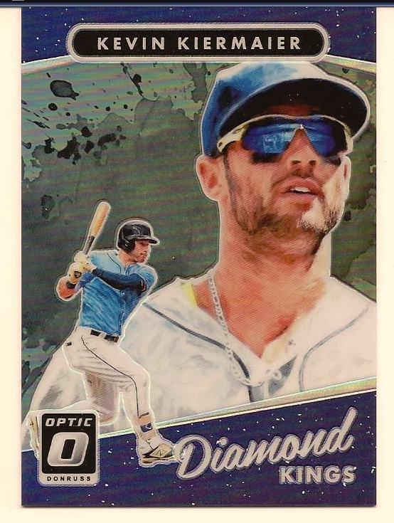 KEVIN KIERMAIER 2017 PANINI DONRUSS OPTIC DIAMOND KINGS BLACK REFRACTOR /25 - Image 1 of 1