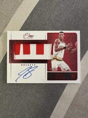 One and One Jabari Smith Jr. 2022-23 RC automático RPA ROJO 23/25 SP Houston Rockets Foto 1 de 2