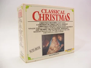 Classical Christmas Holiday 5 CD Box Set 1990 Laserlight - Picture 1 of 15