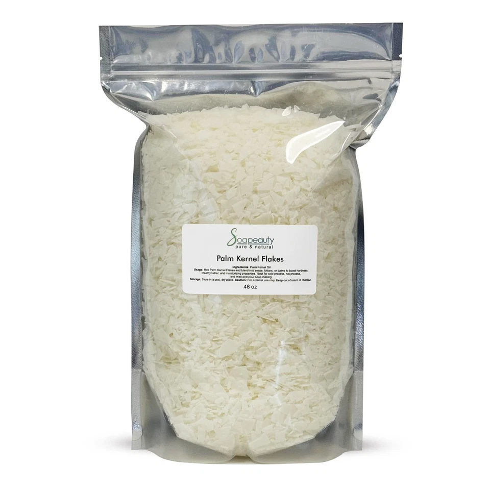 Palm Kernel Oil Flakes - 100% Pure & Natural for Soap Making and DIY Skincare - Image 1 of 4