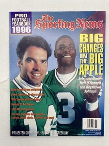 1996 Sporting News Pro Football Neil O’Donnell & Keyshawn Johnson Newsstand HG - Picture 1 of 5