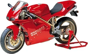 Kit modellino moto Ducati 916 scala 1/12 - molto dettagliato, rosso, assemblaggio - Foto 1 di 12