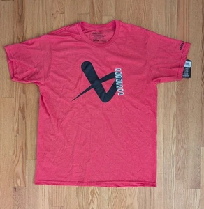 Bauer Hockey Core T-Shirt Large Red Short Sleeve Crew Neck NEW WITH TAGS - Picture 1 of 8