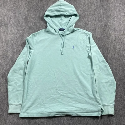 Polo Ralph Lauren Hoodie Women's Large Teal Logo - Image 1 of 4