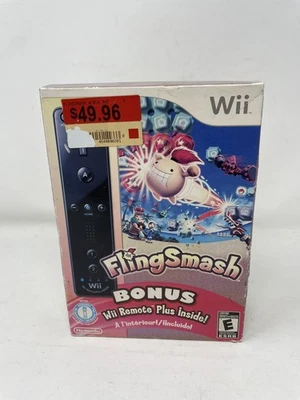 Nintendo Wii FlingSmash Game Bonus Wii Remote Plus New 2010  - Image 1 of 4