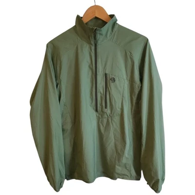 Chaqueta ligera Mountain Hardwear para hombre talla M KOR pershell verde nailon exterior Foto 1 de 4
