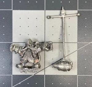 Warhammer BURLOCK DAMMINSON DWARF ENGINEER metal oldhammer viejo mundo GW OOP AK25 - Imagen 1 de 2