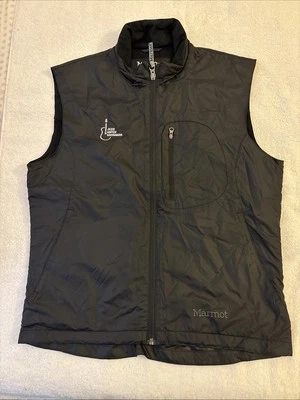Marmot Driclime Vest 9332 Black  Windbreaker Hiking Hand Pockets New W/ Tags - Image 1 of 4