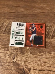 K132,911 - 2017 Panini Contenders Rookie Ticket Swatches #SW1 Mitchell Trubisky - Picture 1 of 2