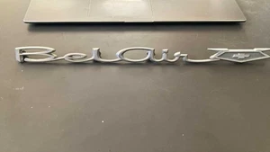 1965-66 Chevy BelAir Script Quarter Panel Emblem 1/4 Trim - Picture 1 of 3