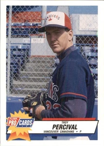 Troy Percival 1993 Fleer ProCards #2595 RC Vancouver Canadians *AutographDen* - Picture 1 of 2