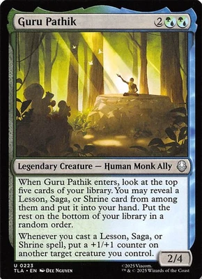 Guru Pathik 223 Avatar The Last Airbender Magic the Gathering 001900 - Image 1 of 2